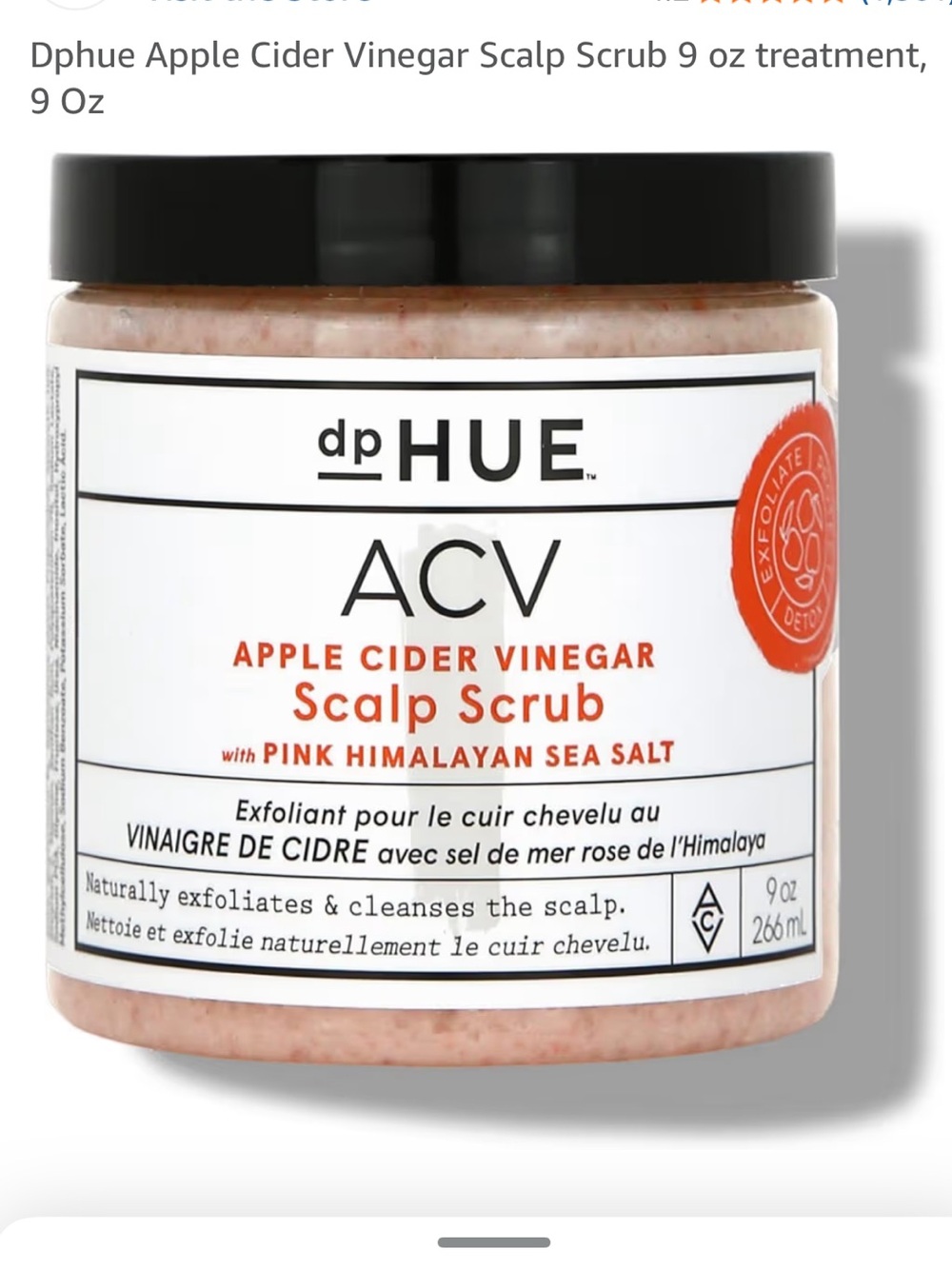 Dphue Apple Cider Vinegar Scalp Scrub 9 oz Treament
